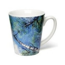 Dye Sublimación Latte Mug. Taza de la sublimación 12oz